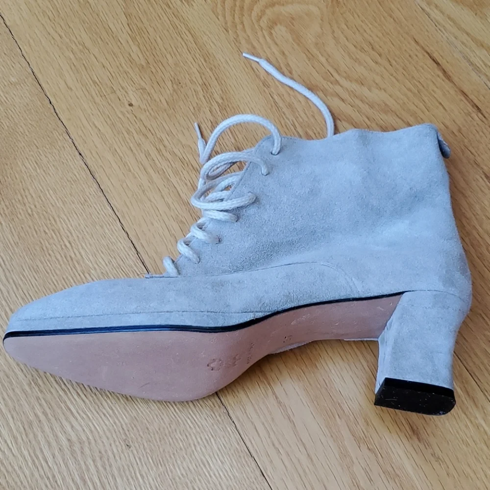 Suede Heeled Booties